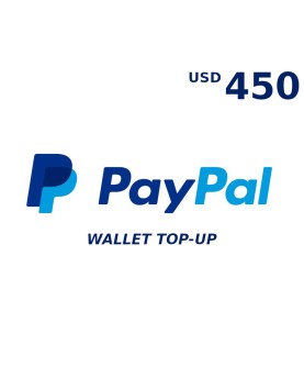 PayPal Wallet 450 USD Top Up Key 101
